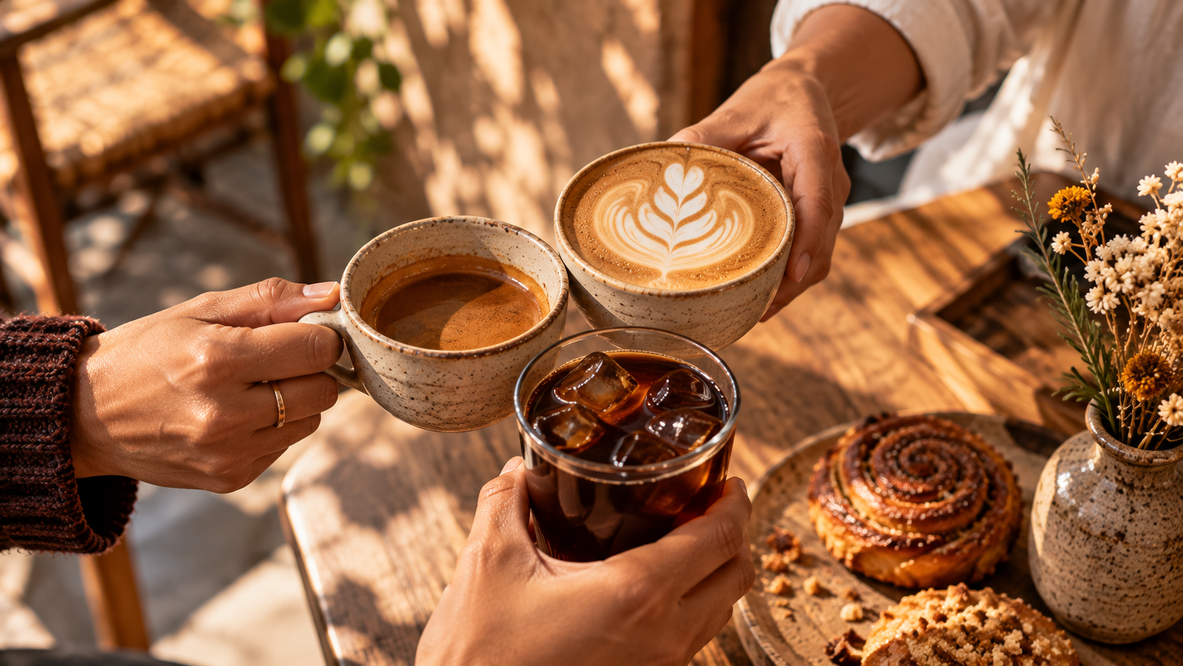 Café servido artesanalmente